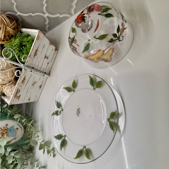 Libby hand painted fruit/ cheese platter - Picture 6 of 7